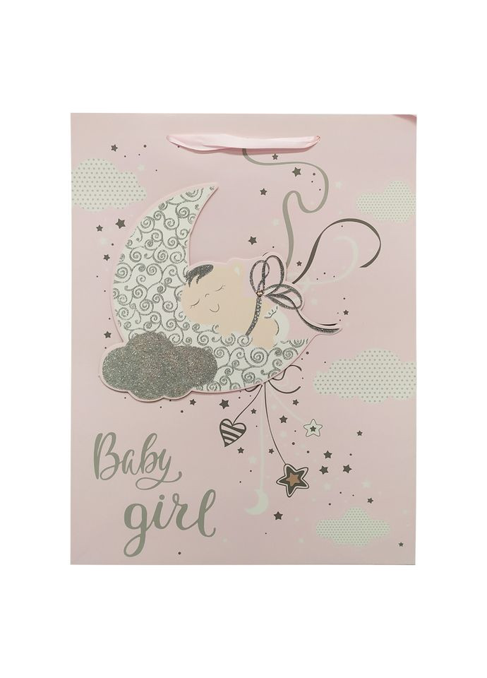 Подарочный пакет 2369L, 40 х 30 х 0,1 Розовый Bambi (364127543)