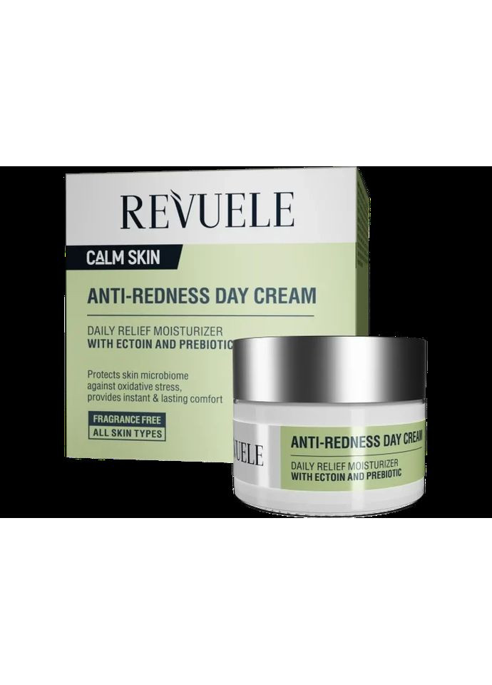 REVUELE 💚 Дневной крем против покраснений с эктоином и пребиотиком, 50 мл — Крем, Болгария (369720094)