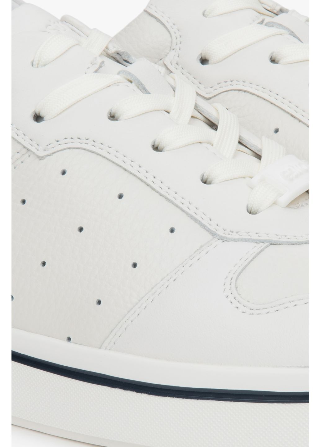 Белые кеды низкие, цвет белый Estro