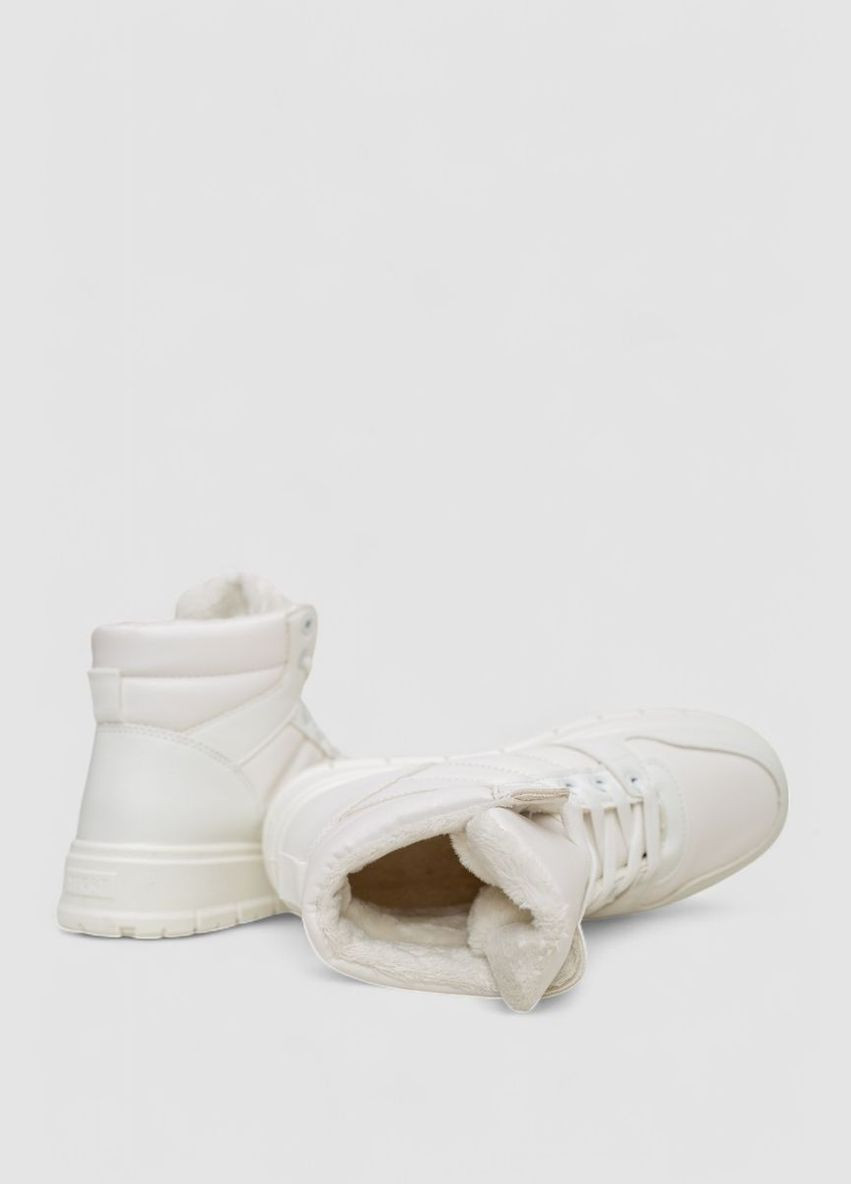 Кроссовки женские зимние на меху Ager 248RMB03 белые демисезоны (340052129)