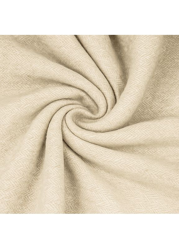 Плед 100% шерсть 140х200 Светло бежевый см Love You 6064 (368904066)