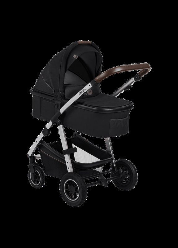 Універсальна коляска 3 в 1 AMBER BLACK SILVER Lionelo (336383248)