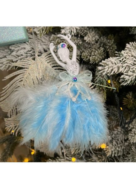 Прикраса новорічна Балерина преміум №6 8x8x14 см MIS LT (365627494)