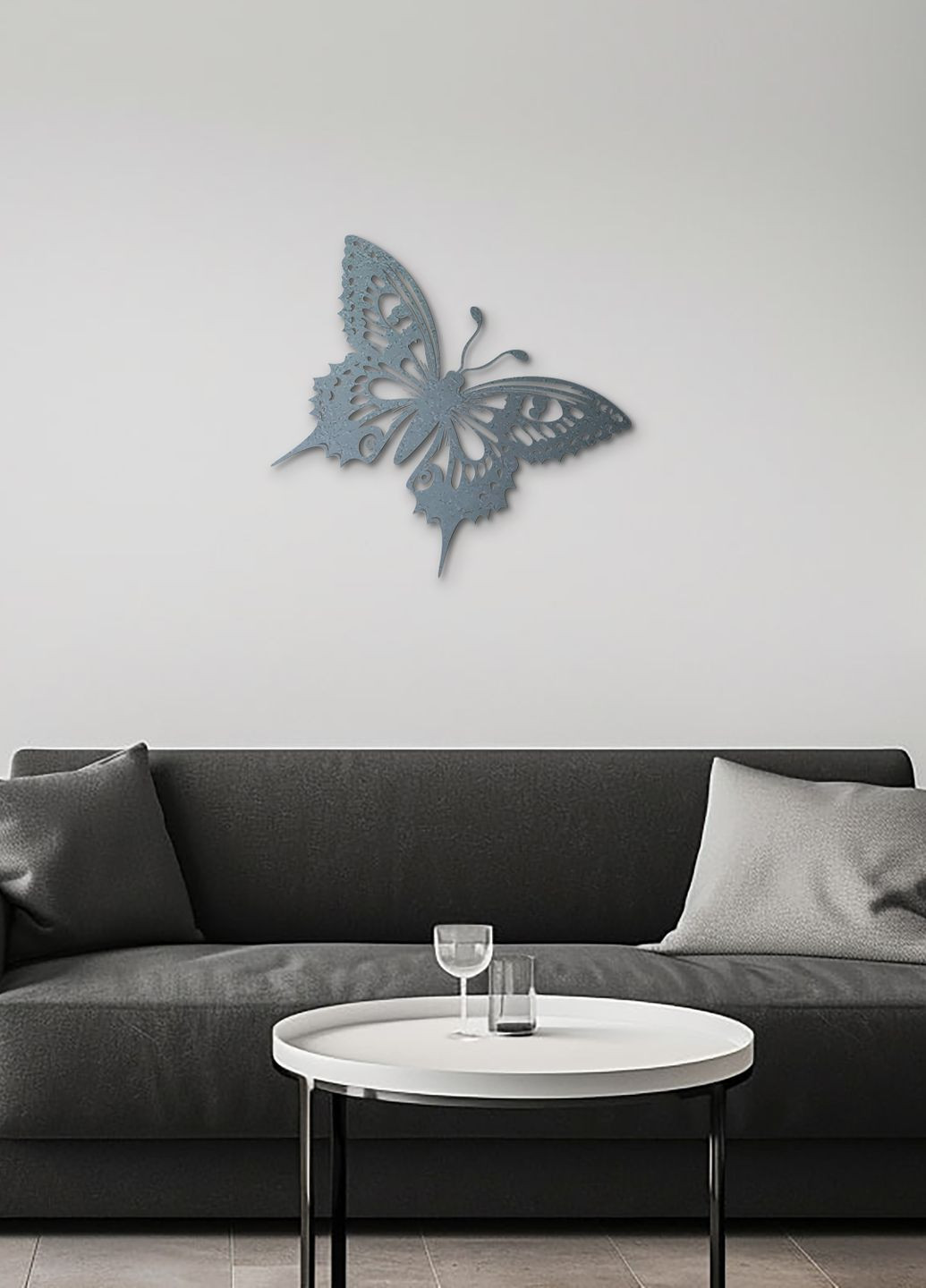 Настенный декор для дома, декоративное панно из дерева "Полет бабочки", картина лофт 20х23 см Woodyard (292112972)