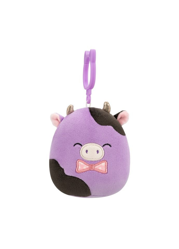 Мягкая игрушка на клипсе Коровка Олекси SQCP00463, 9 см Squishmallows (364847631)