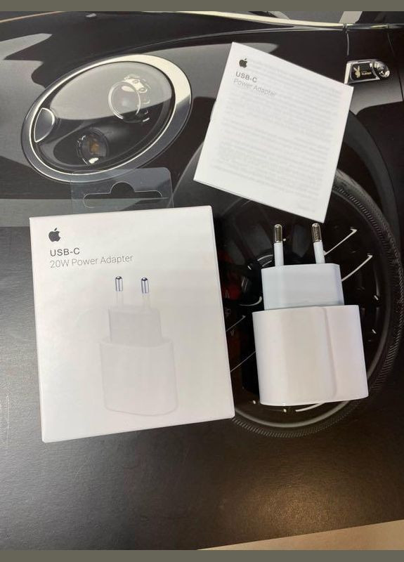 Швидка Зарядка, Адаптер USB-C 20W для iPhone Power Adapter 20 Вт No Brand (346483808)