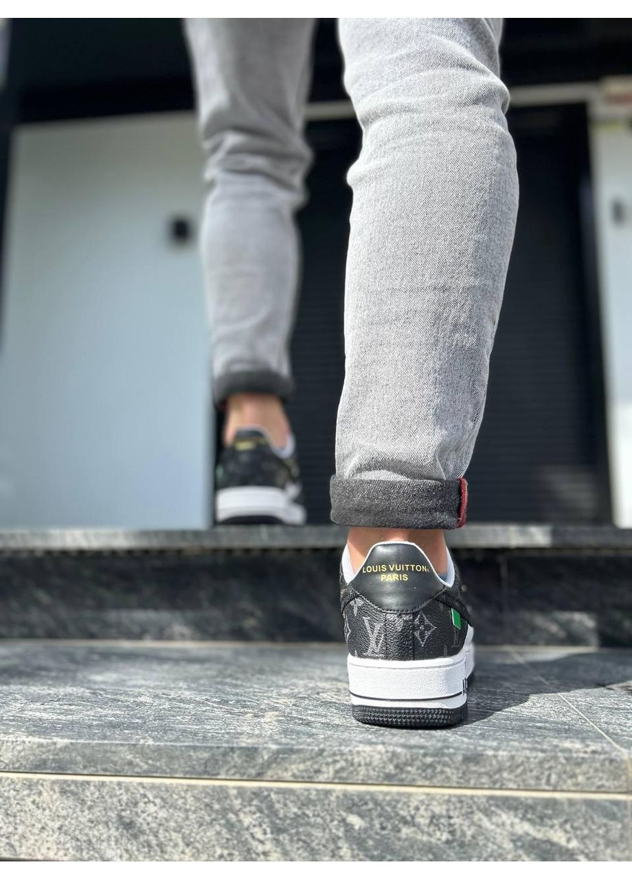 КРОССОВКИ ЖЕНСКИЕ NIKE AIR FORCE 1 LOW X LOUIS VUITTON НАЙК АИР ФОРС 1 ПРЕМИУМ No Brand белые демисезоны (367173440)