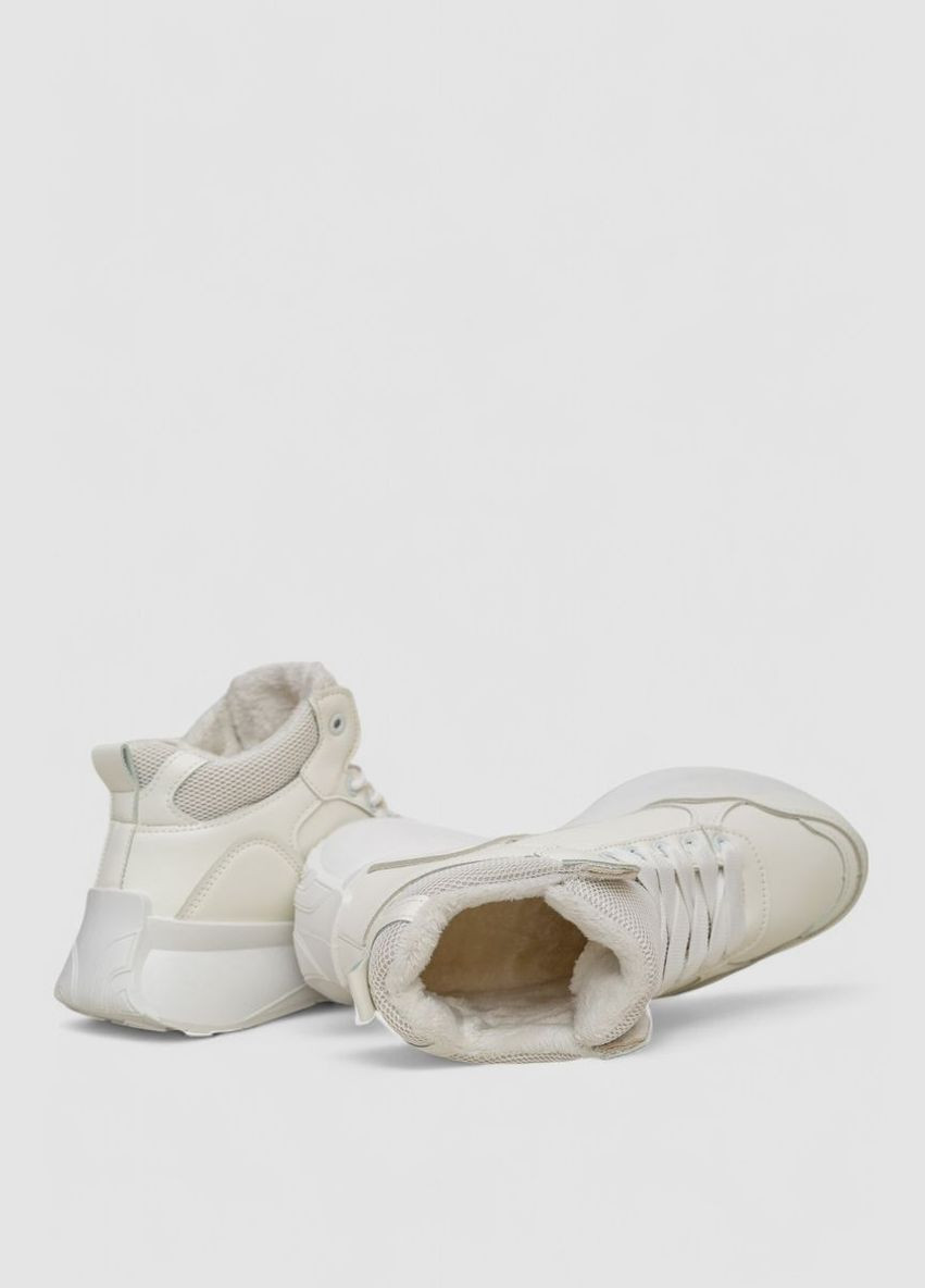 Кроссовки женские зимние на меху Ager Кроссовки белые зима (318561358)