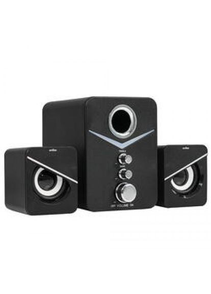 Комплект домашніх колонок 3 в 1 чорні MC Computer Audio D221 GM Niye (341316103)