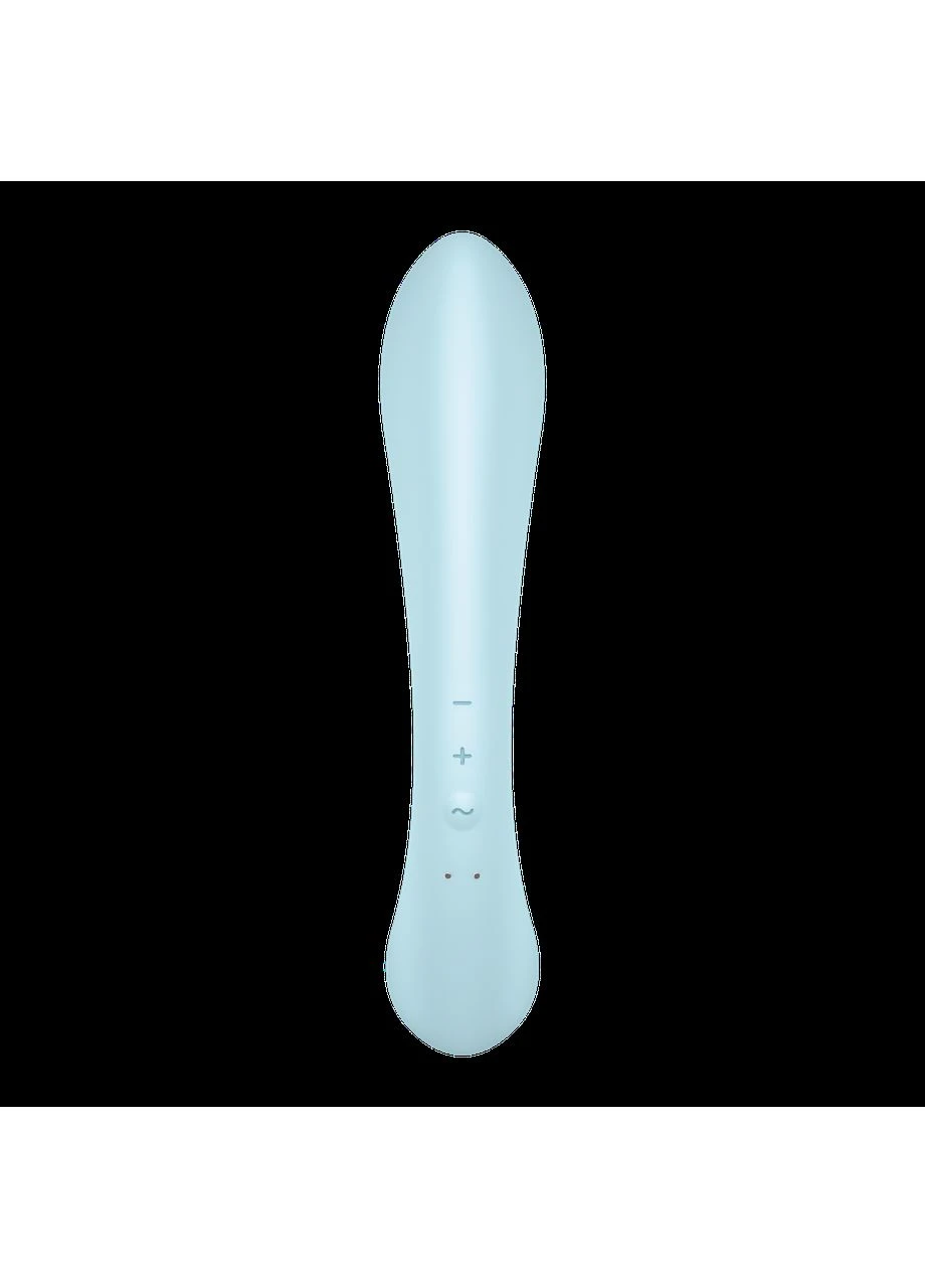 2 в 1: вібратор-кролик + масажер Triple Ohколір: блакитний (Німеччина) Satisfyer (383096570)