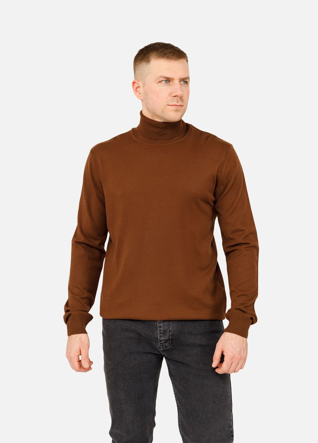 Чоловічий гольф колір коричневий CB-00260687 GIOVANE RICCO (319128323)