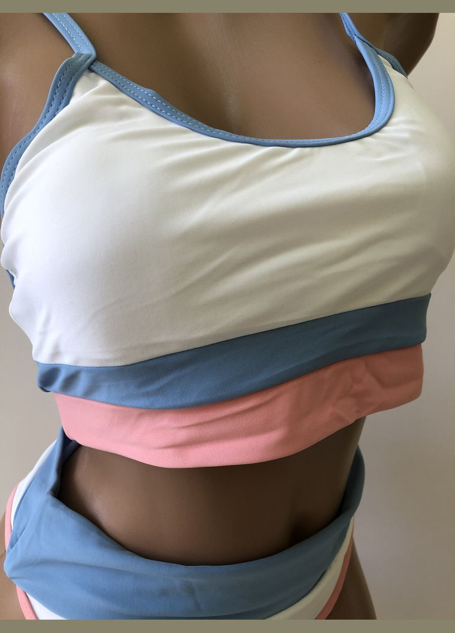 Білий демісезонний жіночий роздільний купальник (арт.6032) No Brand