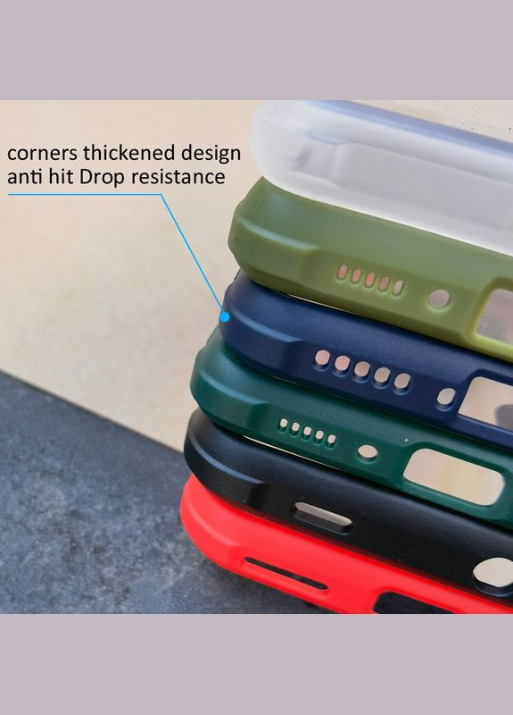 Протиударний матовий чохол для Redmi Note 9 Pro Зелений Xiaomi (322918812)