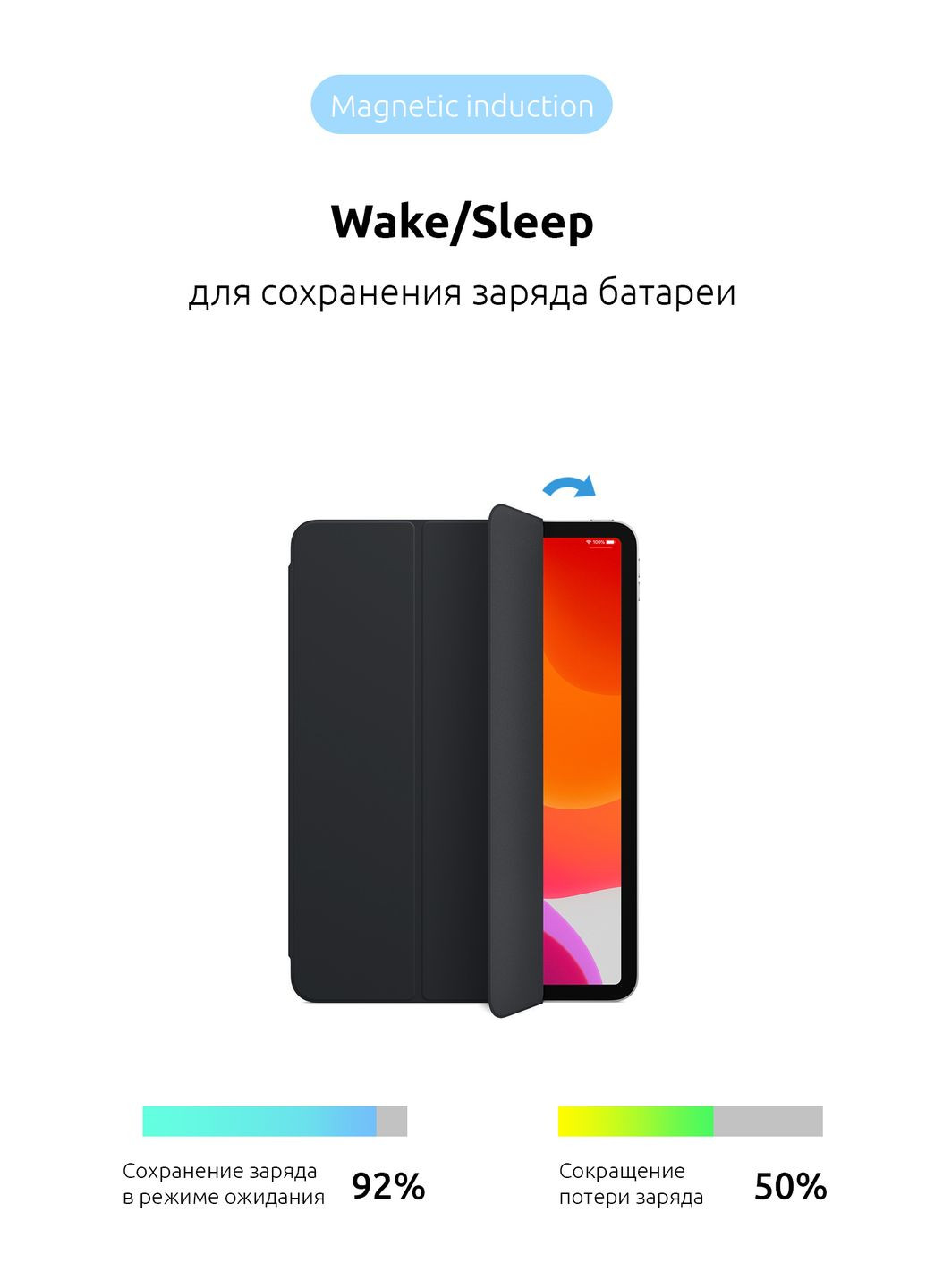 Чехолкнижка Smart Case для iPad Pro 12.9 2022/2021/2020 (ARM56625) ArmorStandart (260339413)