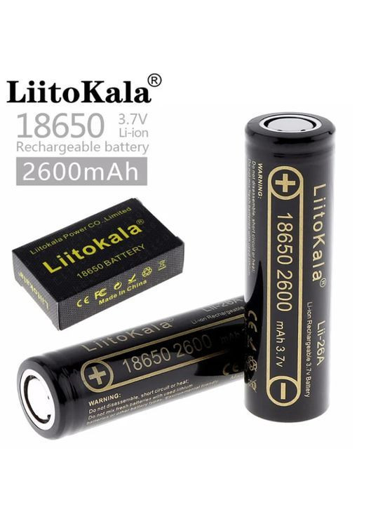Аккумулятор LiitoKala Lii26AJT (18650, 2600 мА·ч) No Brand - (362947652)