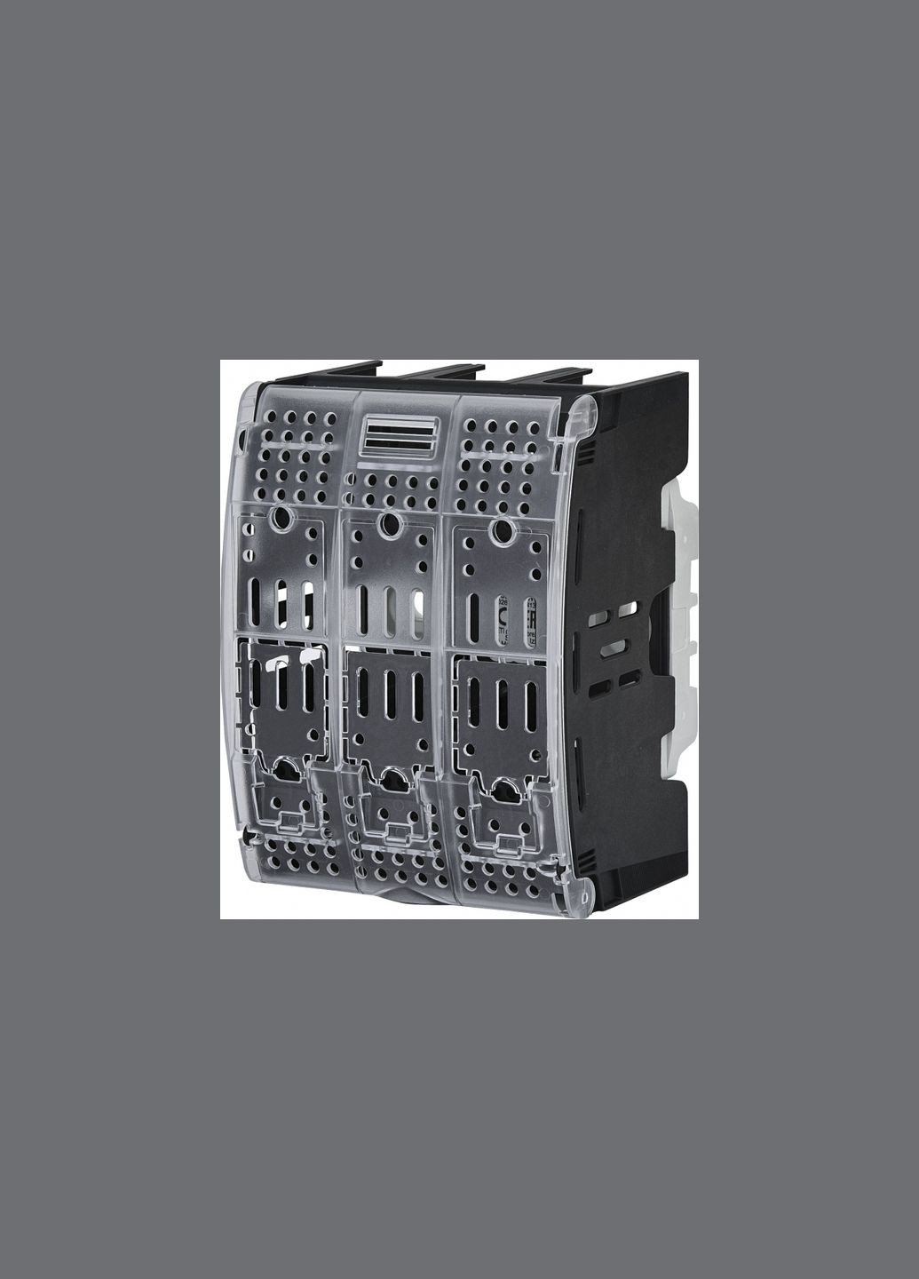 Держатель предохранителя 3P 160А NH00 690В изолированный с крышкой [4131221] PTIP 00 M8-M8 ETI (337151872)