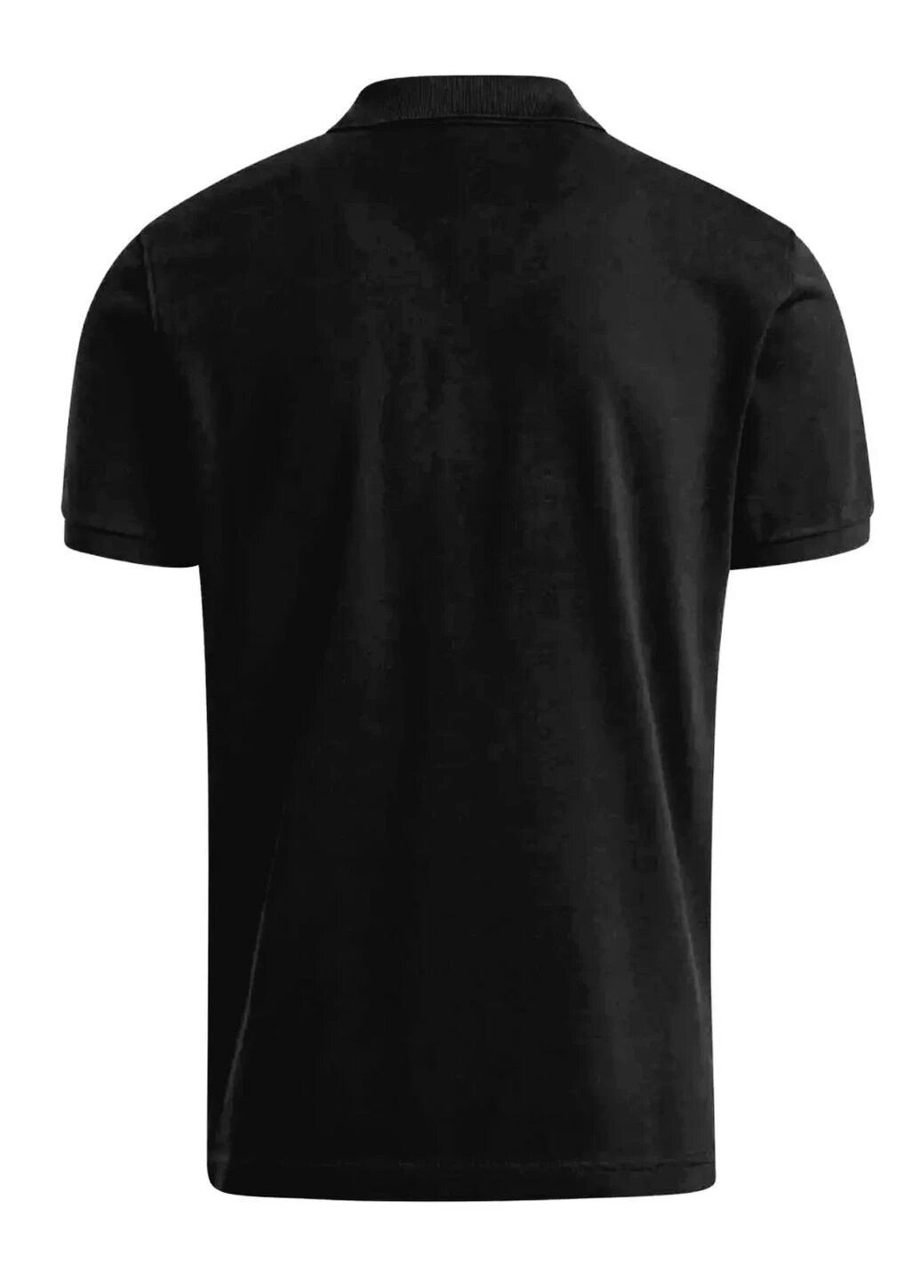 Черная футболка-поло мужское для мужчин Gant с логотипом