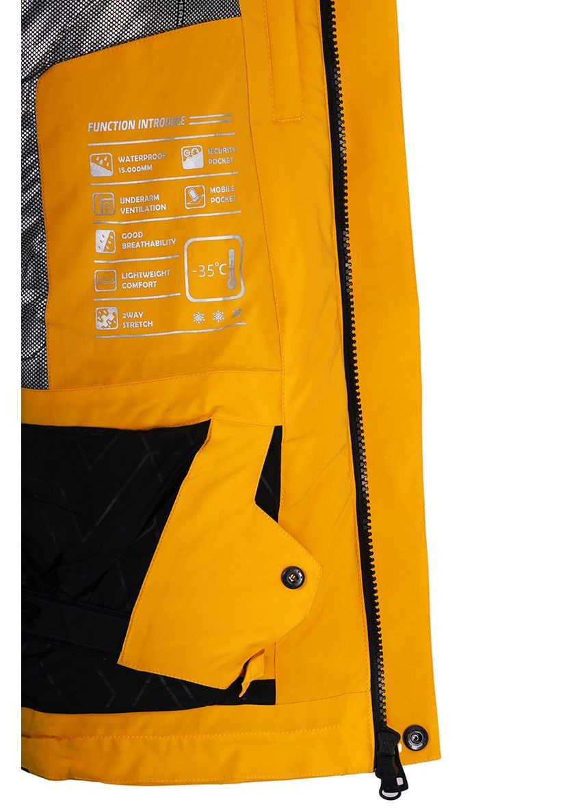 Гірськолижна куртка чоловіча AF 21634 жовта Freever (278634091)