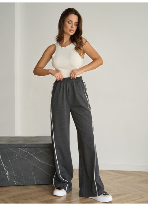 Широкі штани з бічними тасьмами No Brand (355336368)