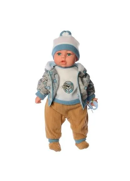 Пупс Мій малюк м'яконабивний із звуковими ефектами (M4414IUA) Limo Toy (388376486)