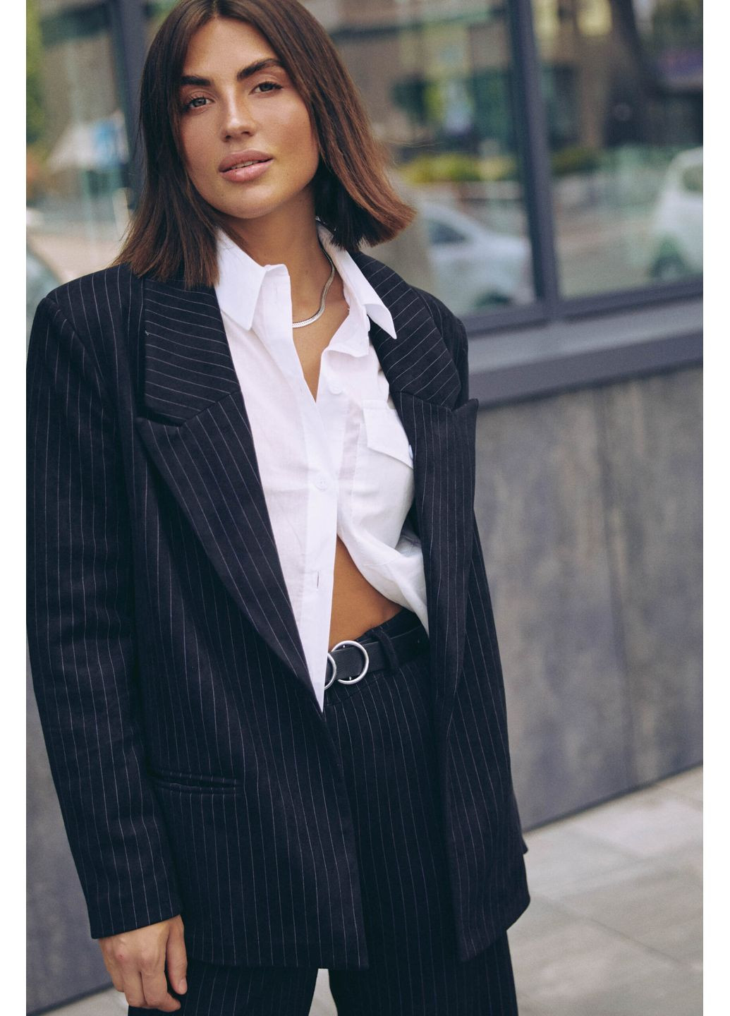 Черный женский пиджак 2211-1.6089 Seventeen - демисезонный