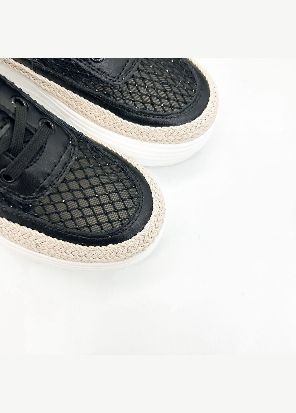 Черные кеды (р) текстиль/кожа 0-1-1-25a-09d-011-2 Lifexpert