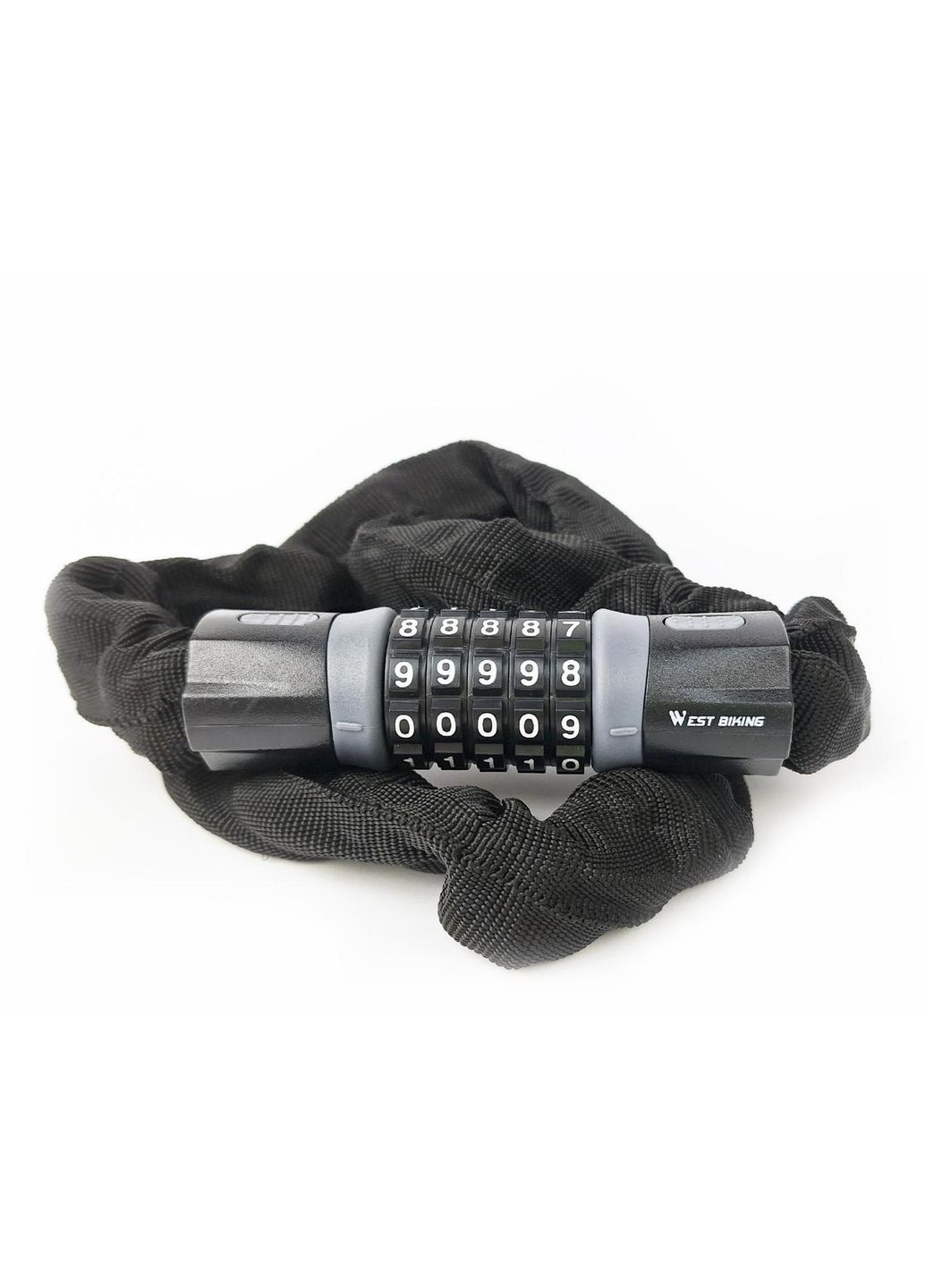 Велосипедный замок YP0705037 5 x 1200 мм цепной кодовый (G0001992) West Biking (355802985)