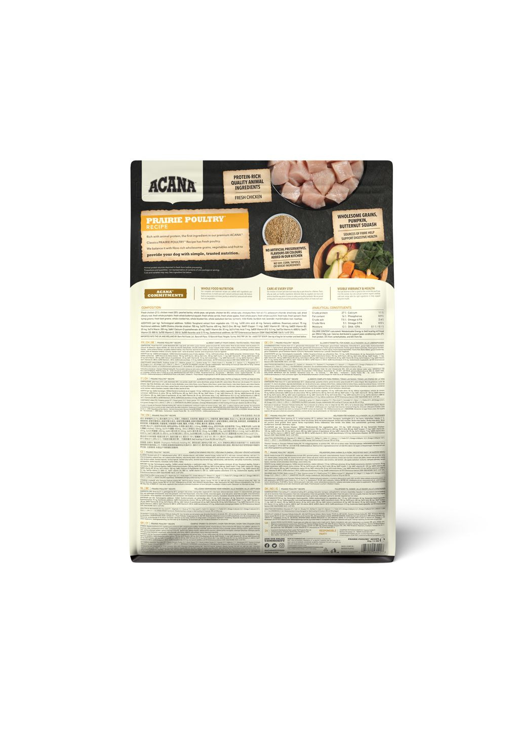 Сухой корм для собак всех пород Prairie Poultry с птицей 2 кг a56021 Acana (341135997)