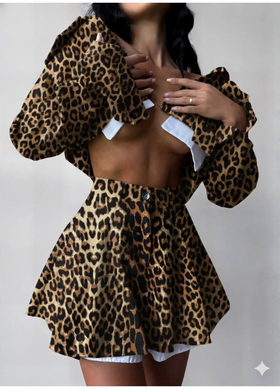 Женский костюм в принт Лео Osoblyva (327464220)