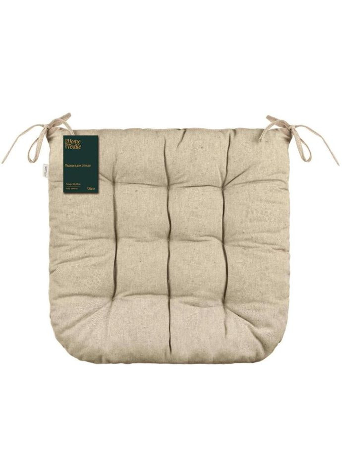 Подушка на стул квадратная Oliver ART-02-OR 40х40 см шоколадная Ardesto (297158972)