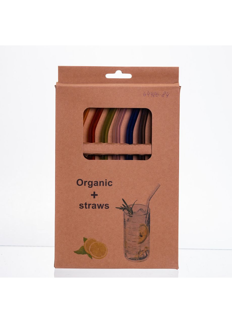 Набор стеклянных трубочек с щеточкой (8+1) 64486-84 Yiwu (368718012)