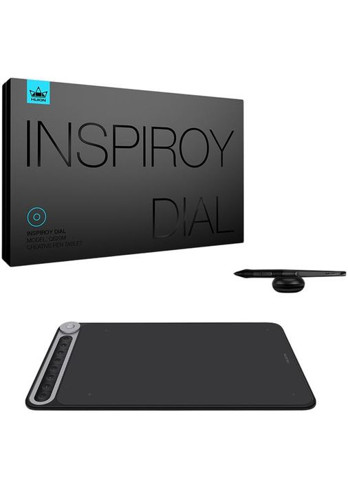 Графический планшет Inspiroy Dial Q620M + перчатка Cura CR-01 Huion (347175197)