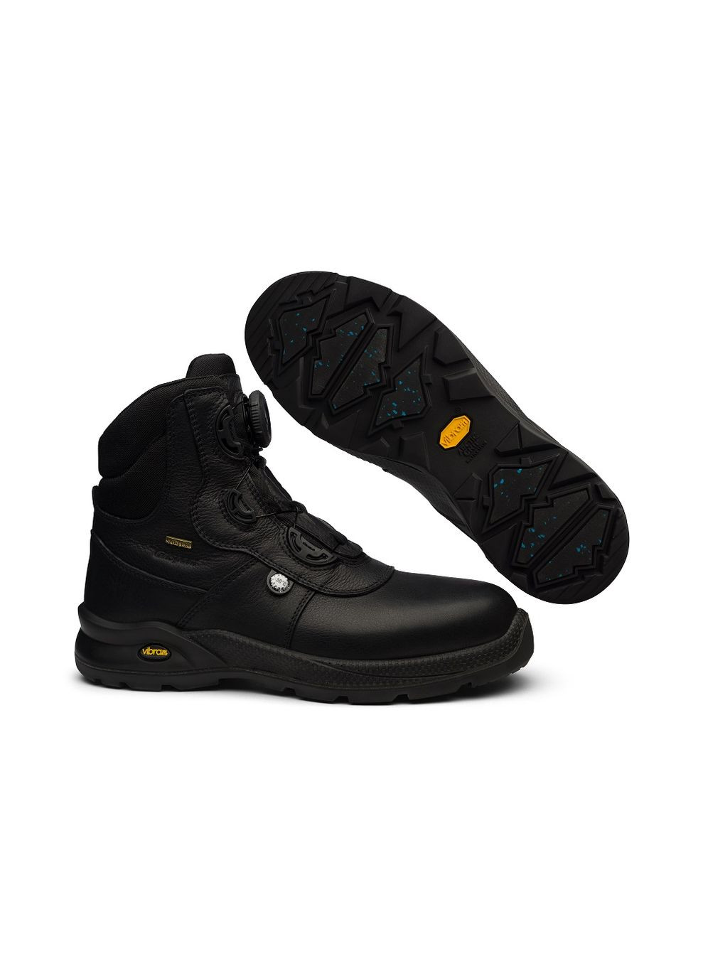 Черные осенние ботинки (р) кожа 0-2-2-710503wtn Grisport