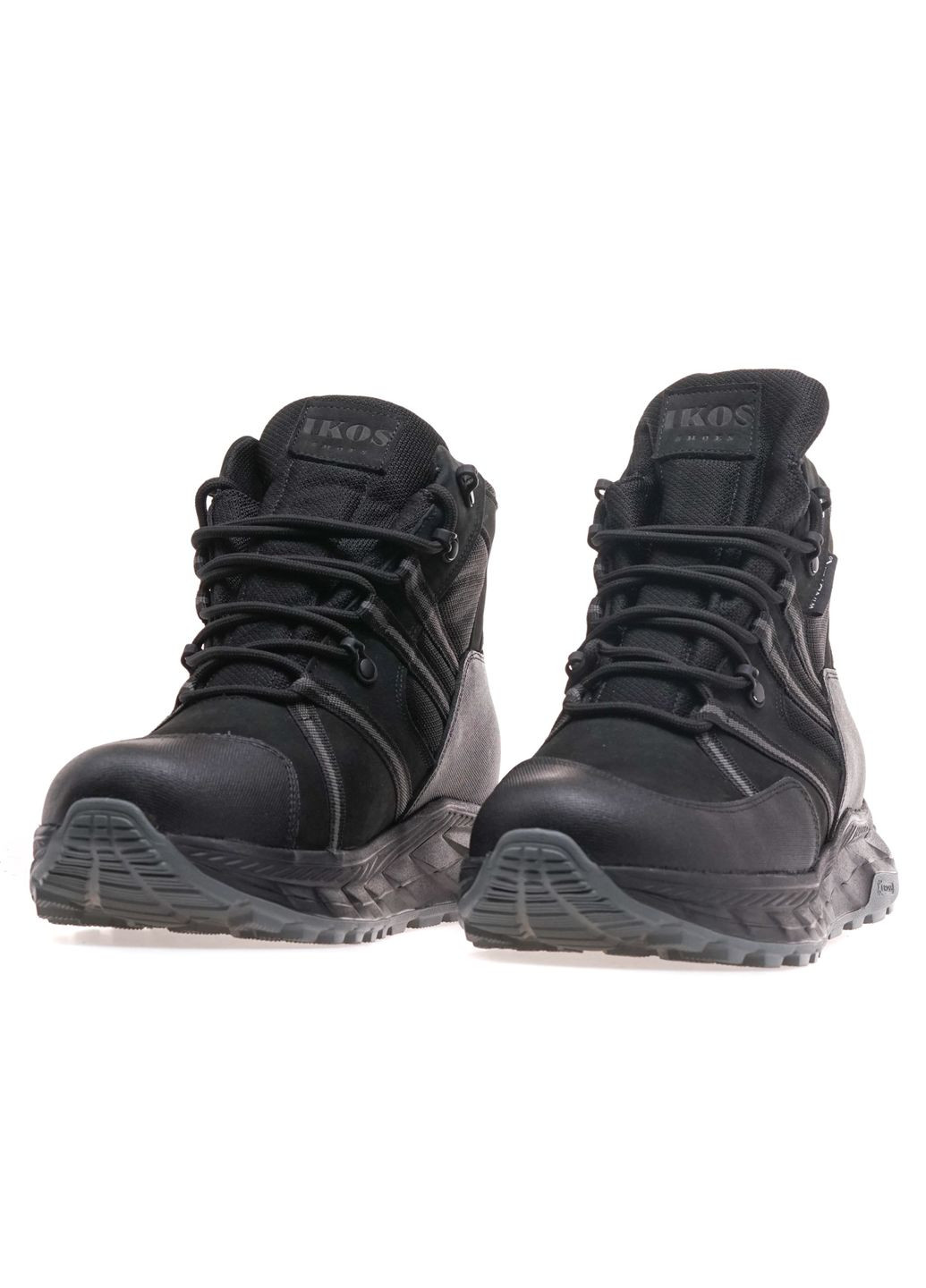 Черевики комфорт чоловічі 531-1M/BLACK LEATHER Ikos (366423767)