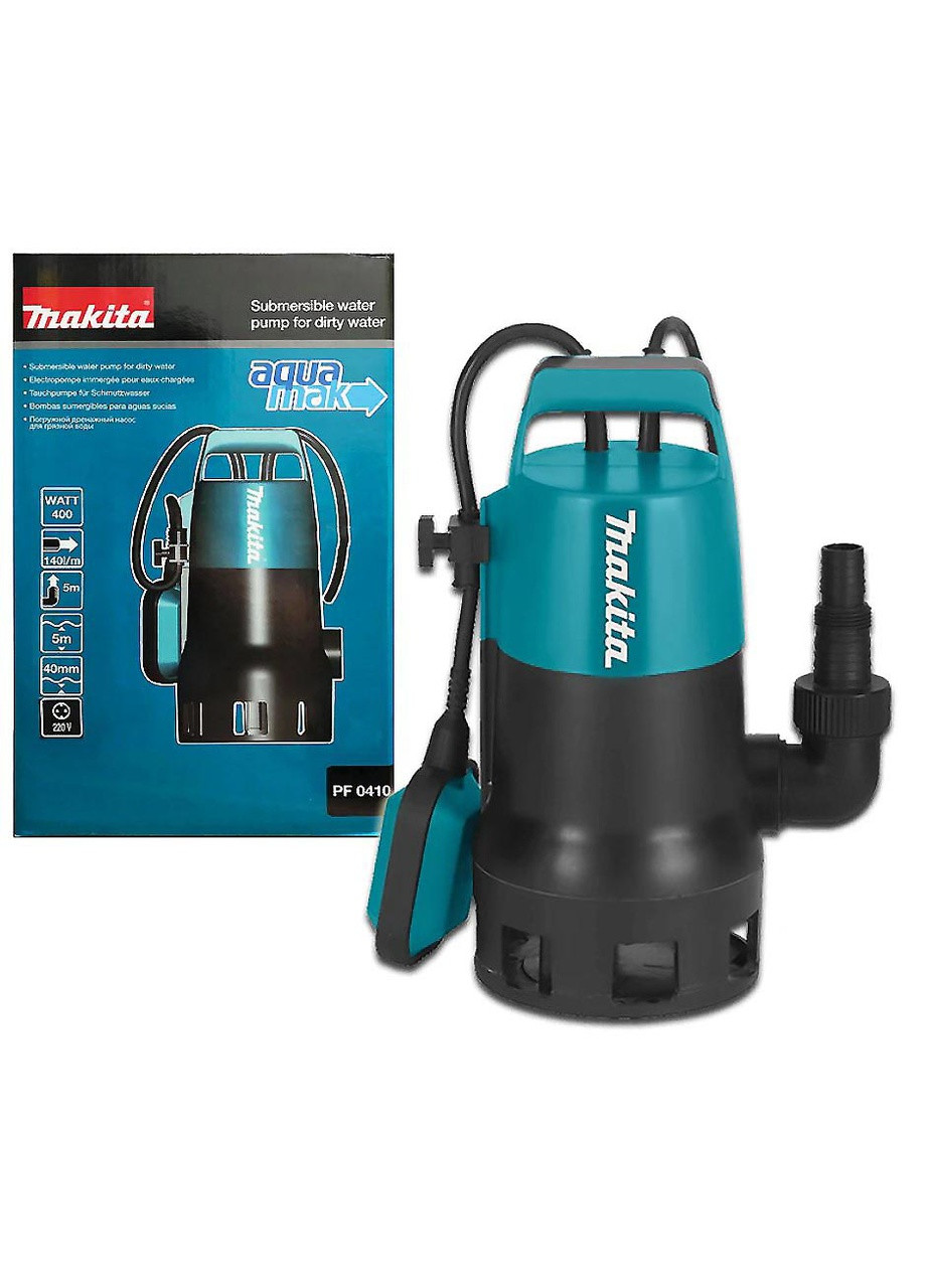 Погружной насос PF0410 (0.4 кВт, 140 л/мин) с защитой от перегрузки (4459) Makita (295032752)