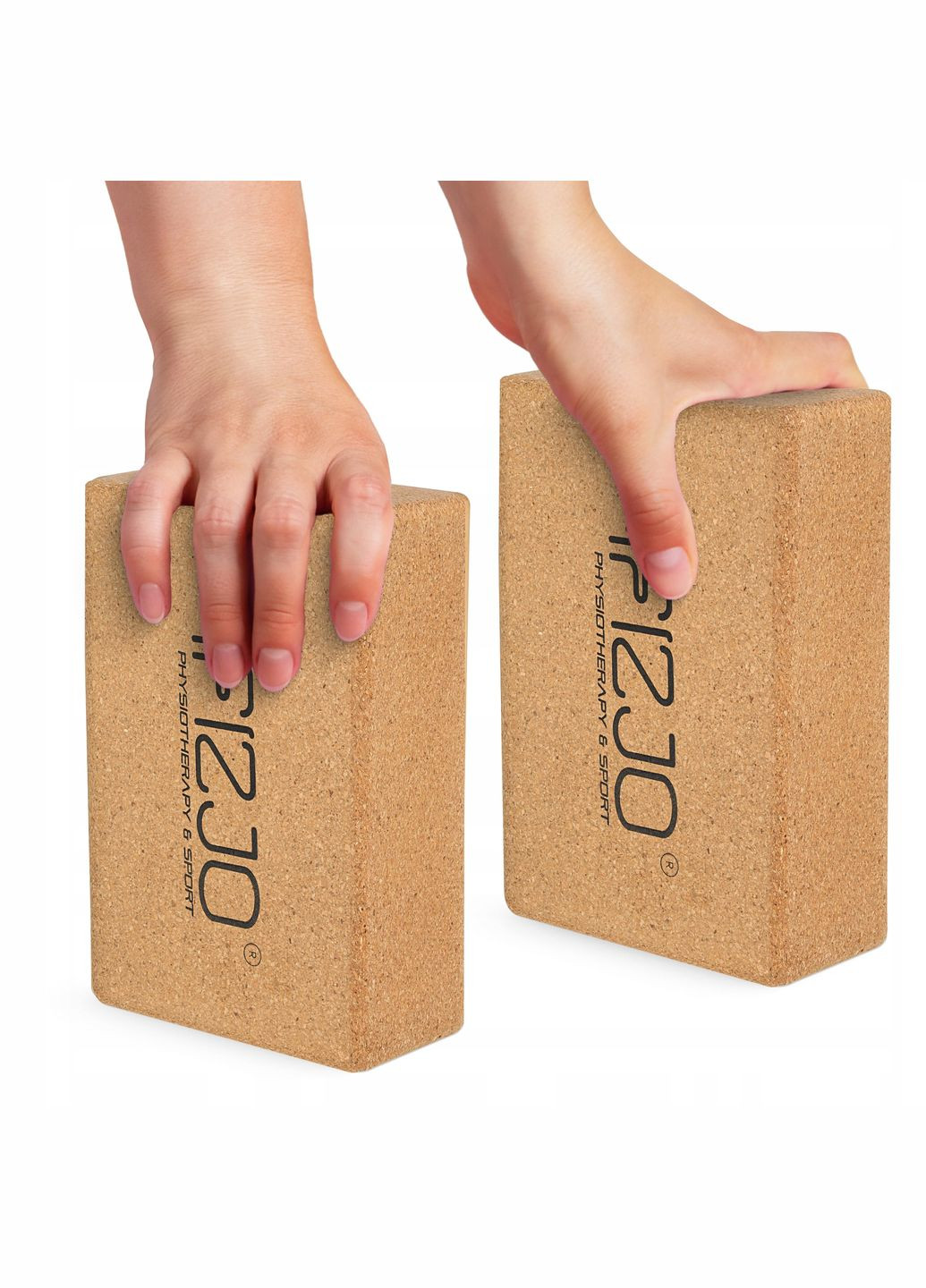 Блок для йоги 22 x 15 x 7.2 см из пробкового дерева (P-5907739312990) 4FIZJO (333141328)