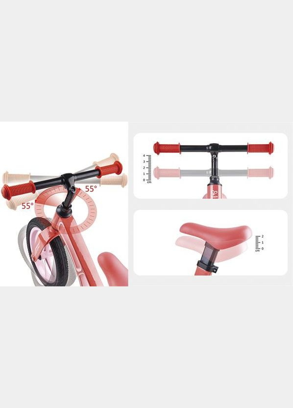 Біговел Нове дослідження двоколісний 12" рожевий (E8653) Hape (331158780)