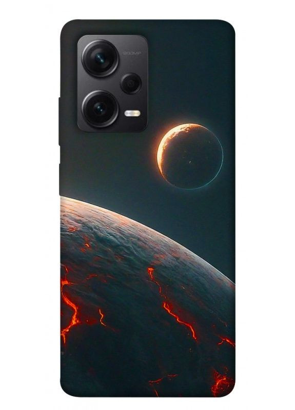 Чехол с принтом для Xiaomi Redmi Note 12 Pro+ 5G для Ксяоми, сяоми, ксиомы и редми ноте 12 о+ плюс Lava planet No Brand (338606671)