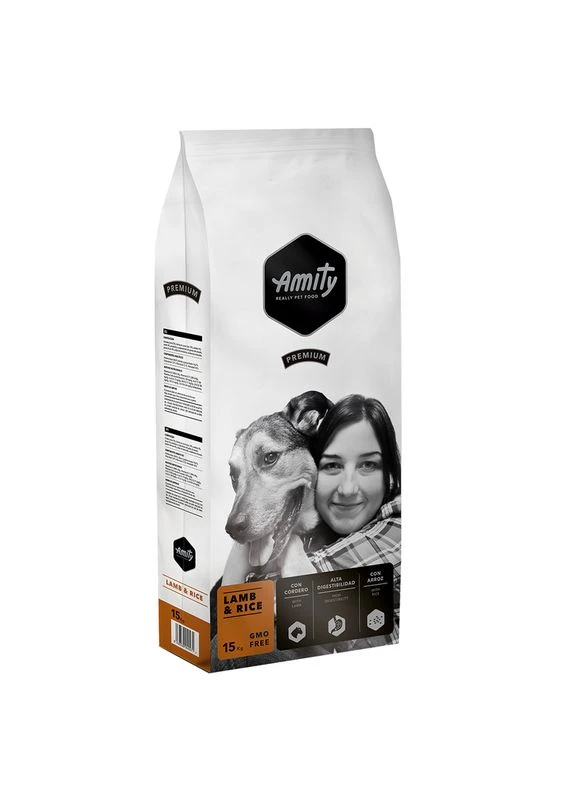 Premium Lamb Rice Adult (Амити Премиум Эдалт Ягненок Рис) сухой корм для взрослых собак всех пород 15 кг AMITY (297511284)