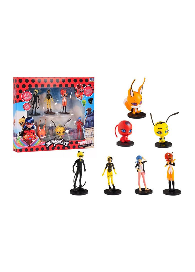 Набор игровых фигурок топеров Brawl Stars Леди Баг Делюкс 8 шт MLB2070_A No Brand (362421388)