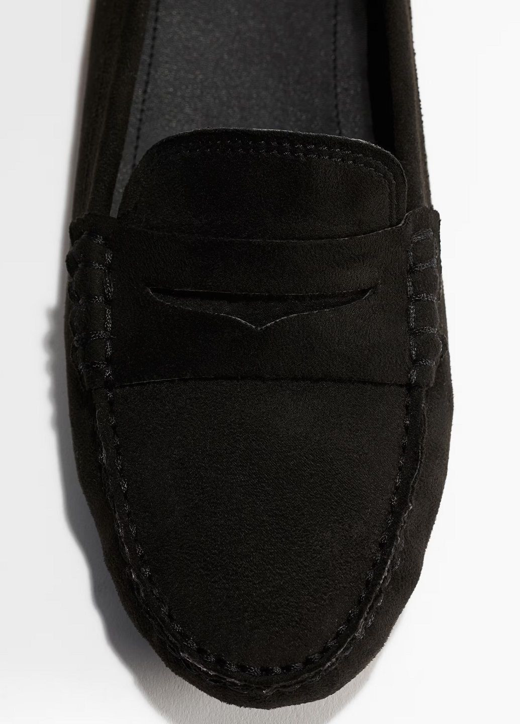 H&M Лоферы черный з искусственная кожа, швеция — демисезон (362218324)