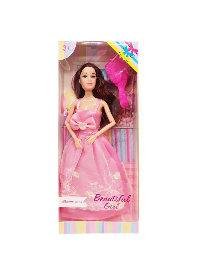 Дитяча Лялька "Beautiful Girl" D200-216(Pink) в святковій сукні Bambi (321951461)
