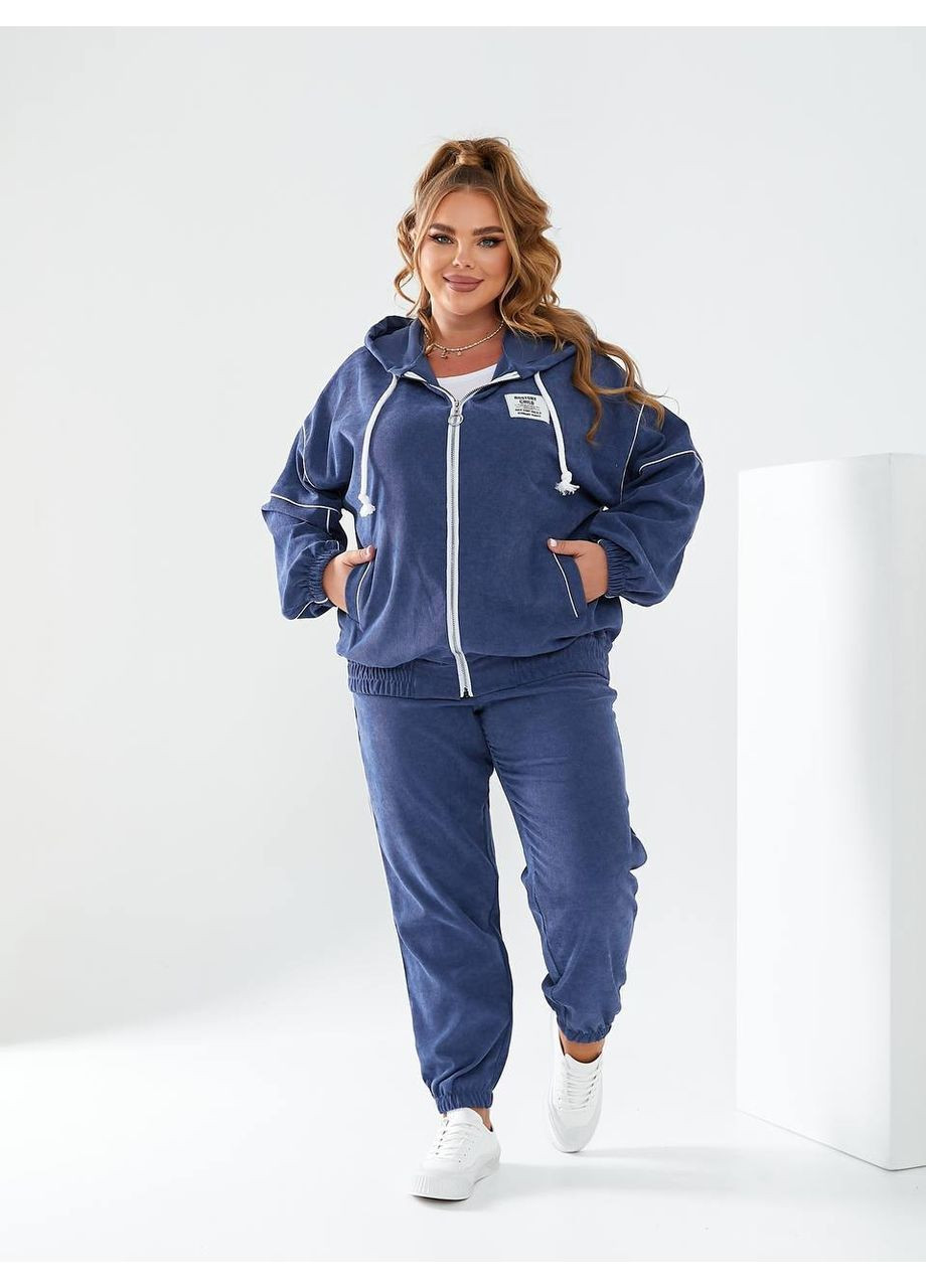 Спортивний костюм жіночий великих розмірів Style Point (349454827)