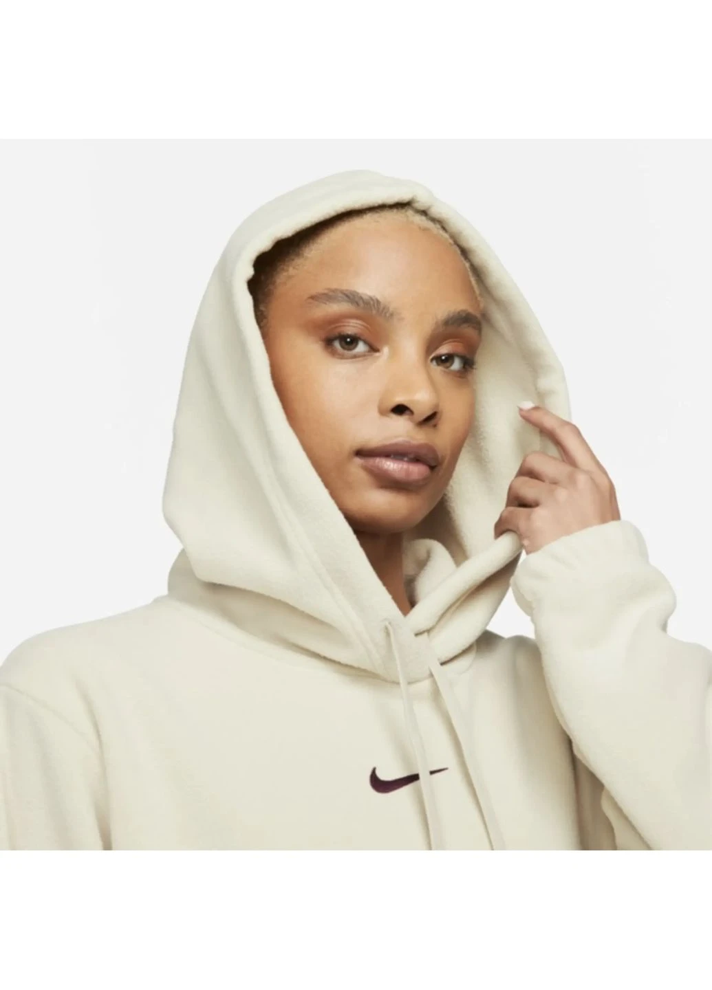 Худі Sportswear Pullover Fluffy Therma Warm Hoodie Beige FB8972-206 Nike (398075554)