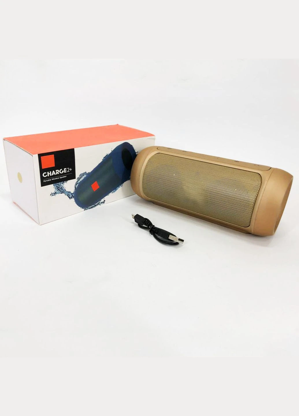 Колонка CHARGE2 + J2 (аналог) Колір: золотий JBL (364664936)