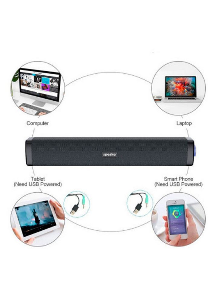 Акустическая система саундбар SAM-11078 Черный No Brand (356112281)