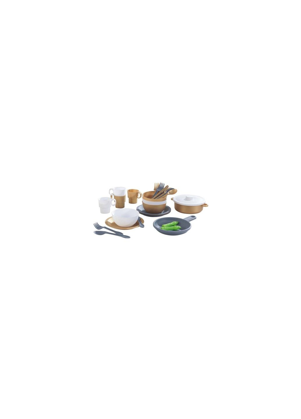 Игровой набор посуда Modern Metallics 27 предметов (63532) KidKraft посуда modern metallics 27 предметів (278052425)