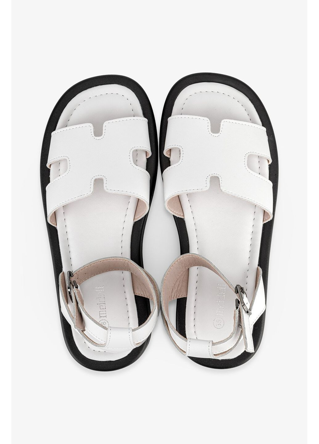 Белые босоножки женские w1390-16 белый shop (2000999154294) No Brand