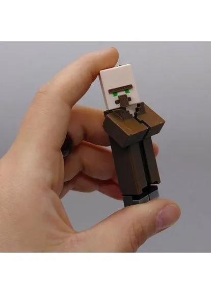 3D Брелоки MINECRAFT / МАЙНКРАФТ VILLAGER / СЕЛЯНИН KEYCHAIN, 3D друк OYTOY (395019315)