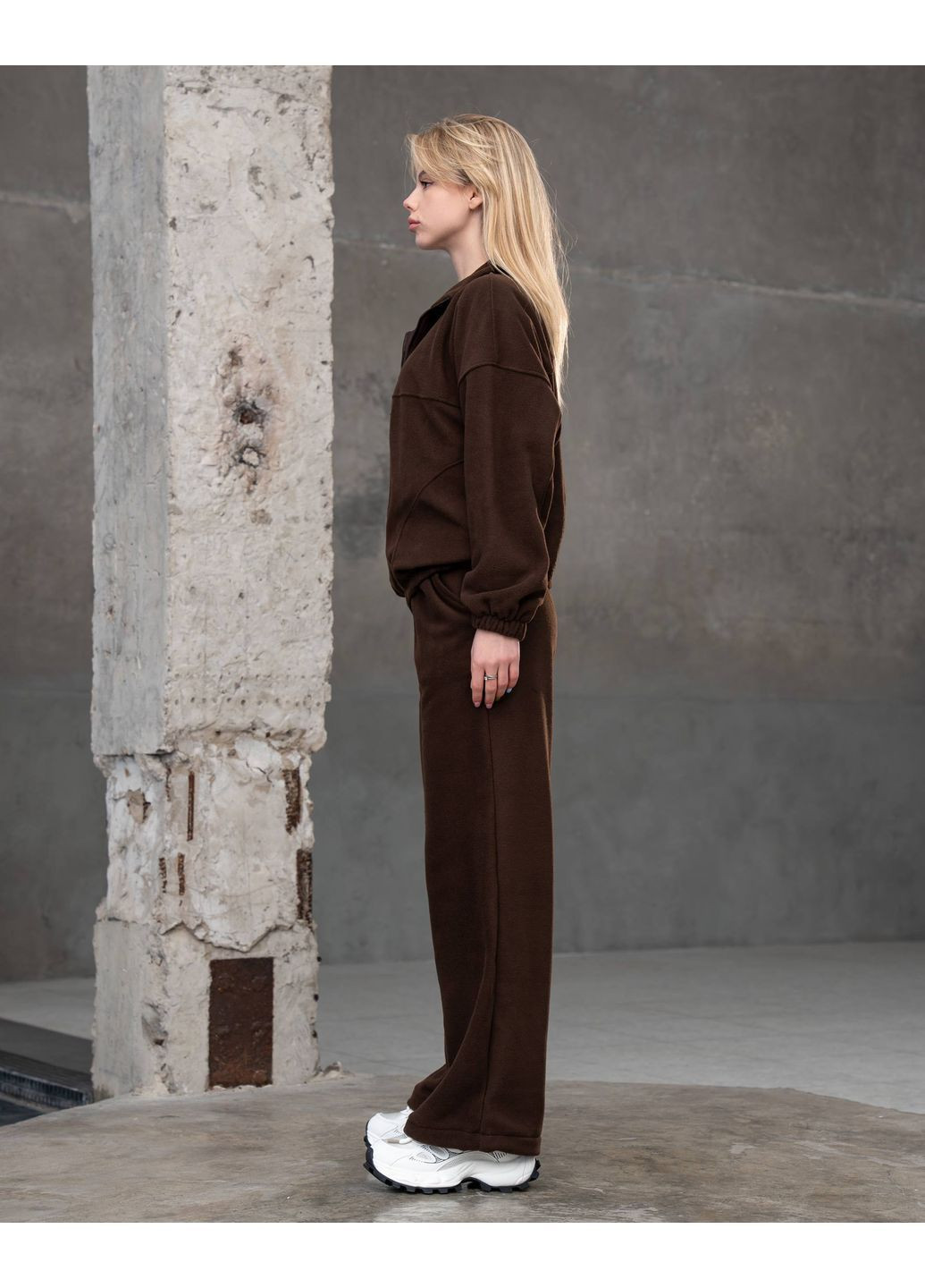 Флісовий костюм оверсайз з двостороннього мікрофлісу No Brand (371395026)